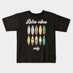 Retro vibes only. meaningful saying in English Kids T-Shirt